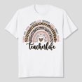 thumbnail image 2 of Teacher Life Shirt, Teachers Outfit, Teacher Gift Shirt Men's And Women's Graphic Tee 100% Cotton by TBun, Full Sizes S-5XL, 2 of 5