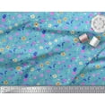 thumbnail image 3 of Soimoi Poly Georgette Fabric Flower Watercolor Print Sewing Fabric Yard 42 Inch Wide, 3 of 3