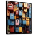 thumbnail image 2 of Designart "City Kaleidoscope IV" Cityscapes Floater Framed Canvas Wall Art, 2 of 7
