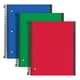 thumbnail image 1 of Cuaderno Espiral Oxford 3un., 1 Asunto, Raya Amplia, Cub. Plást. Durable, Coil Resist., 1 Bolsillo, 8.5x11, 100 Hojas, Rojo, Verde, Azul, 1 of 3