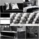 thumbnail image 3 of Juego de alfombras y tapetes de baño BSICPRO Chenille, color negro, 2 piezas, 3 of 5