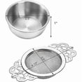 thumbnail image 2 of 6Pack Tea Strainers with Drip Bowl,2.5 Inch Tea Filters for Loose Leaf Tea, Stainless Steel Mesh Tea, 2 of 5