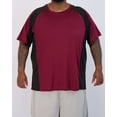 thumbnail image 2 of Real Essentials 3 Pack: Men’s Big & Tall Tech Stretch Long-Sleeve & Short-Sleeve Dry-Fit T-Shirt (3XT-5XT), 2 of 5
