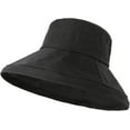 thumbnail image 5 of CoCopeaunts Classic Wide Brim Bucket Hat Women Summer Outdoor Travel Fisherman Hat Ladies Casual Sun Protection Beach Hats, 5 of 8