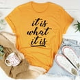 thumbnail image 1 of Camisa con estampado de letras,Camisa con estampado de letras Camiseta con cuello redondo y manga corta con letras Top de verano con estampado de letras Calidad superior, 1 of 4