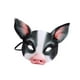 thumbnail image 2 of Decoración de media cara de cerdo para cosplay de animales, utilería de película, disfraz de Halloween Negro, 2 of 9