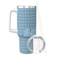 thumbnail image 2 of Zofaai Bluey Pattern 40OZ Ice Cup with Handle, Stainless Steel Heat Preservation Cup Suitable for Car Cup Holder, Travel, Office, Unisex, 2 of 8