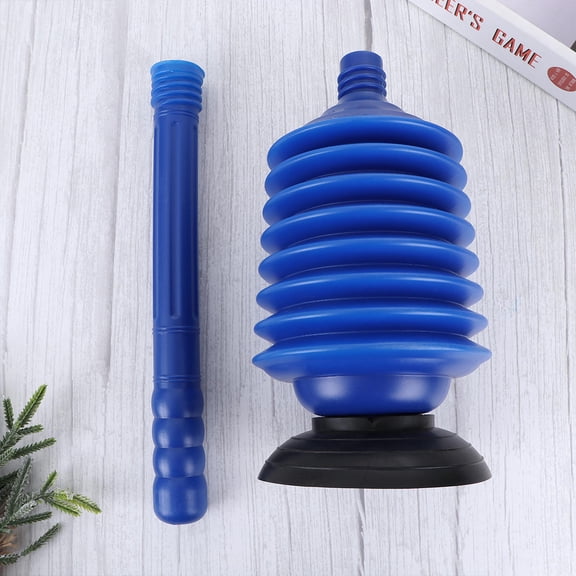 GOOHOCHY Heavy Duty Commercial Plunger Blue Pipeline Dredge Bathroom Tool