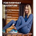 thumbnail image 3 of Merino.tech Women’s 100% Merino Wool Midweight Base Layer Top and Bottom 𝗕𝘂𝗻𝗱𝗹𝗲 with Hiking Socks and Beanie, 3 of 11