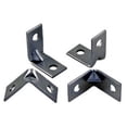 thumbnail image 2 of Support de Porte 11695 pour Utilisation avec Portes Intérieures; Incliné à 90 Degrés; 4 Pcs; Non Pliable; en Forme de L; avec Vis de Montage, 2 of 3
