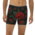 thumbnail image 6 of Sigee Roses for Men's Boxer Briefs,Moisture Wicking and Breathable Medium, 6 of 9