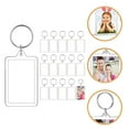 thumbnail image 3 of Dsseng 16 Pcs Porte-Clés Cadre Photo Acrylique Transparent Vierge, 3 of 6