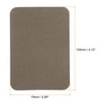 thumbnail image 2 of Uxcell 6Pcs Iron on Patches for Clothing Repair 3"x4-1/4" Fabric Patch Cotton Decorating for Clothes Pants Taupe, 2 of 6