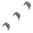 thumbnail image 4 of Guardurnaity Estilos bohemios turbantes para mujer diseño elástico gorros con nudo en forma de V gorra plisada Skullcap Headwear Swirly Headcover Type4 NO4, 4 of 6