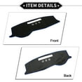 thumbnail image 5 of Unique Bargains Dashboard Cover Mat for VOLVO XC90 2015-2020, Non-Slip Polyester Black Blue Center Console, 5 of 6