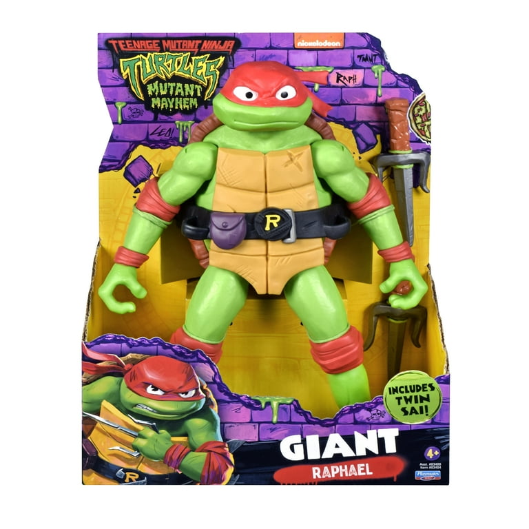 Teenage Mutant Ninja Turtles: Mutant Mayhem 12” Giant Raphael Figure by  Playmates Toys 