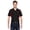 Black/ English Red, variant on Dress Shirt LS524 Unisex Short Sleeve Industrial Shirt