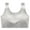 White, variant on Wireless Bras for Women Ultra-Thin Breathable Comfortable Soft No Steel Ring Seamless Push-Up U-Shaped Beautiful Back Underwear Everyday Gathering Bras Black M