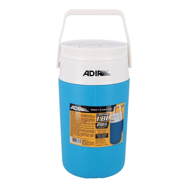 Termo 1/2 galón color azul 12118 Adir