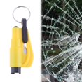 thumbnail image 2 of Martillo De Emergencia Martillo de seguridad, interruptor de ventana de escape de emergencia para coche con llavero (amarillo) Tmvgtek Para estrenar, 2 of 6