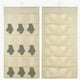 thumbnail image 1 of Organizador Colgante Uxcell, Bolsa de Almacenamiento para Sujetadores, Estantes de Almacenamiento Colgantes de Doble Cara para Ropa Interior y Calcetines, Beige (6+6 Bolsillos), 1 of 7