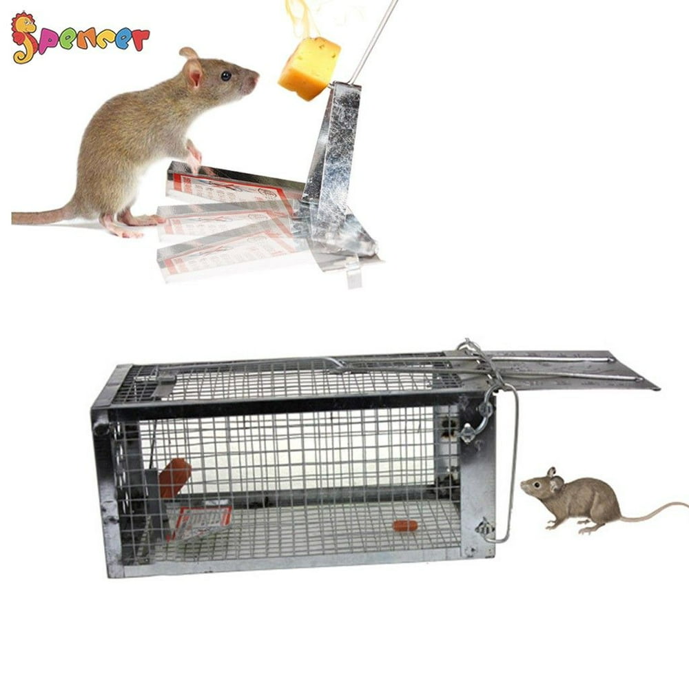 SPENCER Rat Trap Cage Small Live Animal Humane Cage Pest Rodent Mouse