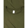 thumbnail image 3 of Ma Croix Mens Extended Long Sleeve Hipster Tee with Zipper Crew Neck T Shirt, 3 of 6