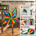 32 Inch Foldable Star Pinata Set for Birthday Party and Celebrations ...
