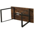 thumbnail image 2 of VANELC Industrial Computer Desk, 47 inch PC Writing Desk, Vintage Study Table for Home Office Workstation (Brown), 2 of 5