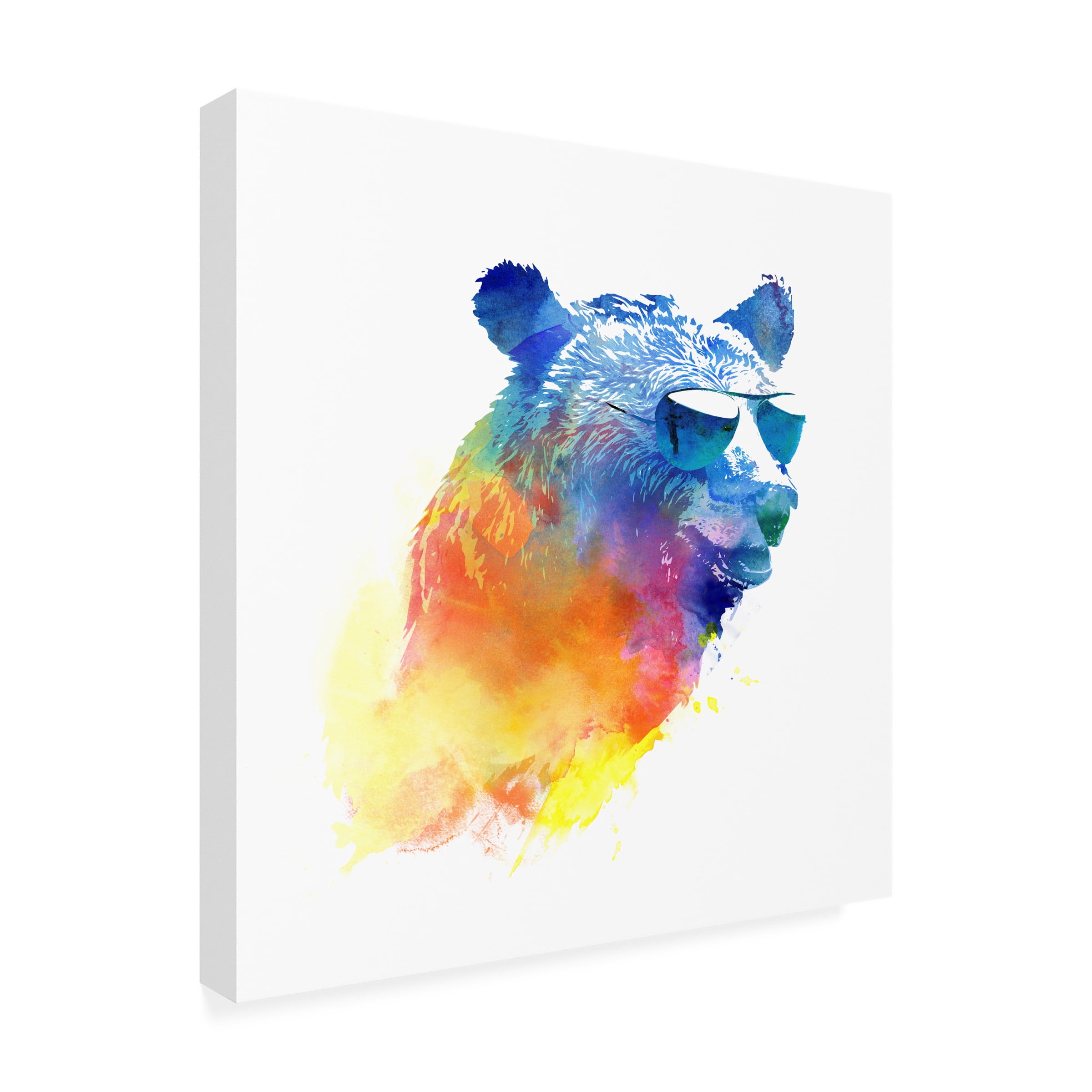 Robert Farkas 'Sunny Bear 2' Canvas Art