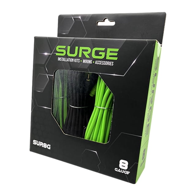 Kit de instalación de amplificador de audio para coche SURGE con cable calibre 8