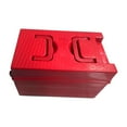 thumbnail image 4 of Siruishop Electric Bike Battery Box Battery Container Dustproof Waterproof with Foldable Handle Carry Case for Electric Tools Accessory Red, 4 of 8