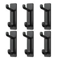 thumbnail image 6 of Dopebox Stainless Steel Suction Shower Hooks Waterproof Transparent Hooks Large Wall Hooks Adhesive Door Mount Towel Rack, Towel Hook for Bathroom (C), 6 of 8