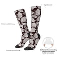 thumbnail image 3 of Daiia Sports Socks Hand Drawn Pig Printed Novelty Crew Socks for Men Women Knee High Socks Cotton Socks Soft & Breathable Support Unisex Socks, 3 of 9