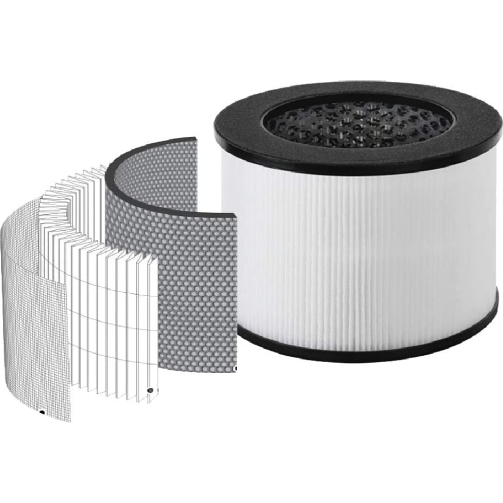 BLACK+DECKER Tabletop Air Purifier - 3-Stage Filtration System - HEPA Air  Purifiers for Home