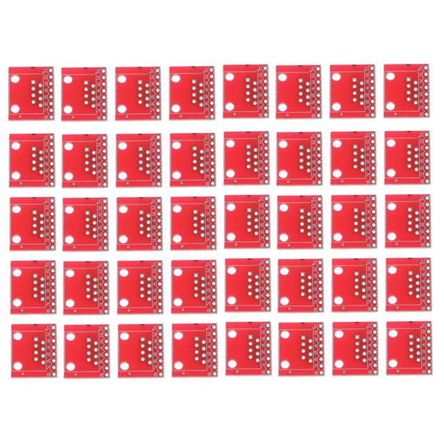 40x Módulo de Conectores de Ethernet Electrónica Conductores Breakout licencia 8P8C Duradero Yotijar Módulo de conectores