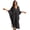 Black Leopard, variant on Women Kaftan Dresses Plus Size Bathing Suit Cover Up Tropical Floral Caftan Beach Dress for Swimwear Summer Casual Dress Loose Batwing Sleeve Beach Cover Up for Vacation Pool Party