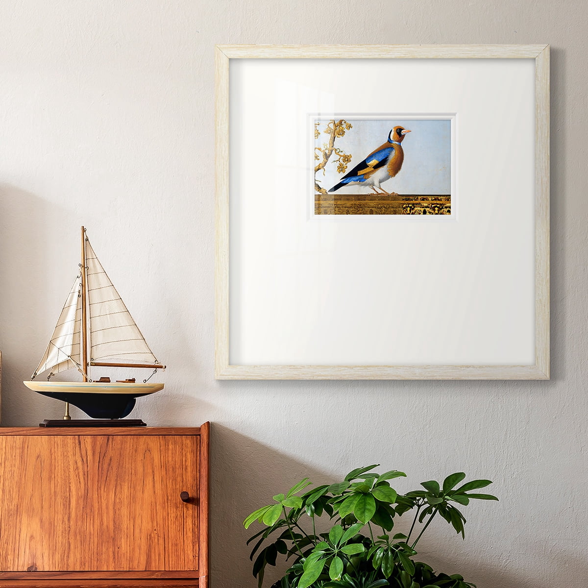 Golden FinchPremium Framed Print