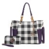 Checkered Purple