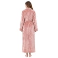 thumbnail image 2 of AMITOFO Plush Robes for Women Soft Warm Fleece Bathrobe Ladies Long Comfy Spa Bath Robe Housecoat, 2 of 8