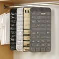 thumbnail image 2 of Gray Hanging Jewelry Organizer with 80 Pockets - Dustproof Non-Woven Fabric Storage Solution for Necklaces, Earrings & Accessories - Wall/Clothes Rack Mountable, Modern Minimalist Design for, 2 of 6
