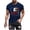 Navy, variant on 250th American Eagle Flag Tees for Men Casual Short Sleeve Crewneck Muscle Blouse Basic Plus-size T-Shirt