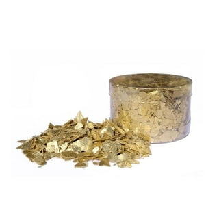 goldz: 24 Karat Edible Gold Leaf- Gold Foil Flakes for Cake