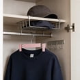 thumbnail image 6 of PONPRNGY Pants Hangers with Clips 5 Pack, Non-Slip Skirt Hangers for Women, Upgraded Heavy Duty Plastic Clip Hanger for Pants, Trousers, Jeans, 11" Short Hanger, 6 of 6
