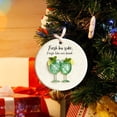 thumbnail image 2 of YIKA Wine Glass Themed Christmas Ornament - Durable Christmas Tree Pendant, Unique Style Holiday Decoration for Yule Decorations & Tree Decorations E, 2 of 5