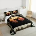 thumbnail image 3 of Manfei Cartoon Deer Print Queen Comforter Set for Teen, Rustic Farmhouse Bedding Sets, Hunting Wildlife Reversible Bedding Comforter Set, Microfiber Bedroom Decor, 3 Pieces, 3 of 8