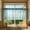 Blue, variant on 51" × 16" Embroidered Lace Sheer Kitchen Curtain Valance, Rod Pocket Floral Window Treatment for Small Windows