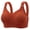 Brick Red, variant on Wireless Pushup Bra For Women Full Figure Support Bra For Seamless Comfort Bras With Side Coverage And Lift For Everyday Wear Women'S No Underwire Bras