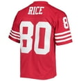 thumbnail image 3 of Men's Mitchell & Ness Jerry Rice Scarlet San Francisco 49ers Legacy Replica Jersey, 3 of 3