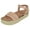 Blush, variant on Shoes Women Platform Espadrille Sandals Ankle Strap Flat footbed Buckle up Bling Rhinestone ATHENS-1 Camel Beige 10